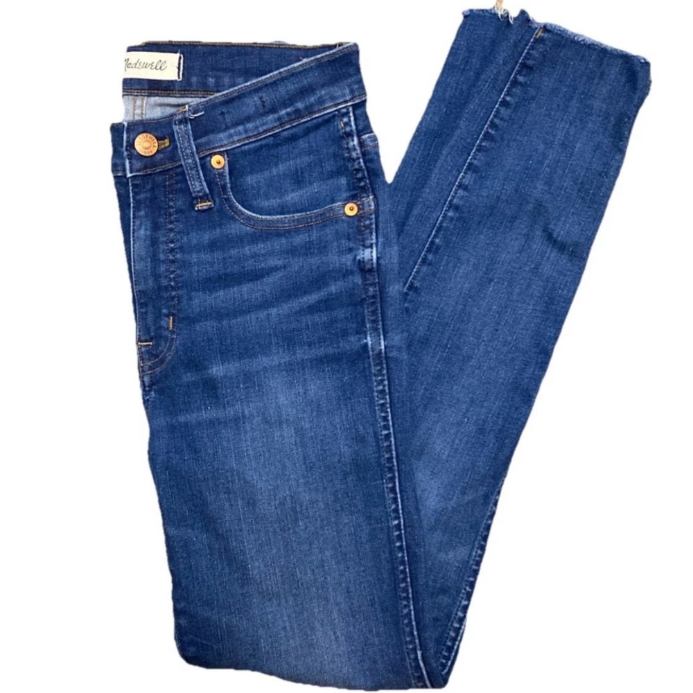 Madewell 9” High Rise Skinny Jeans Size 27 Frayed Hem